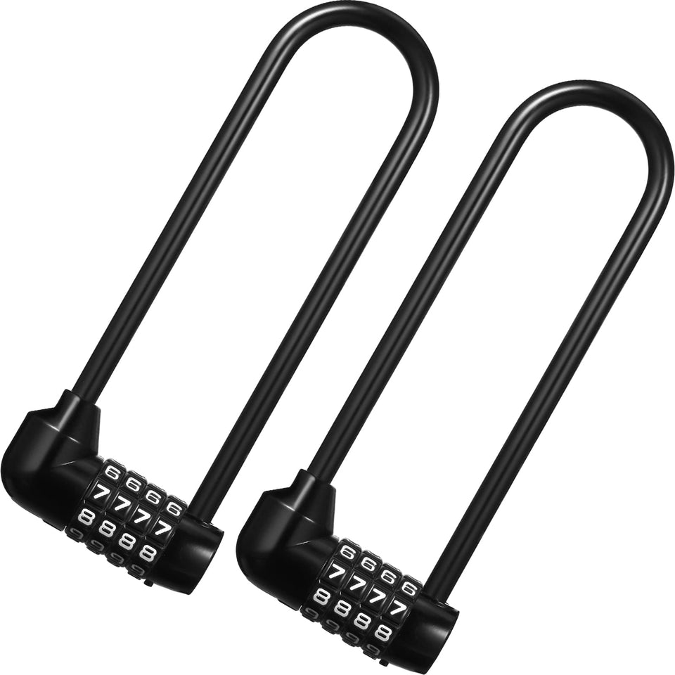 Shimeyao two piece padlock with a 6 inch shackle for secure gates and lockers
