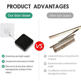 SHIMIDO compact universal-fit black fits most doors