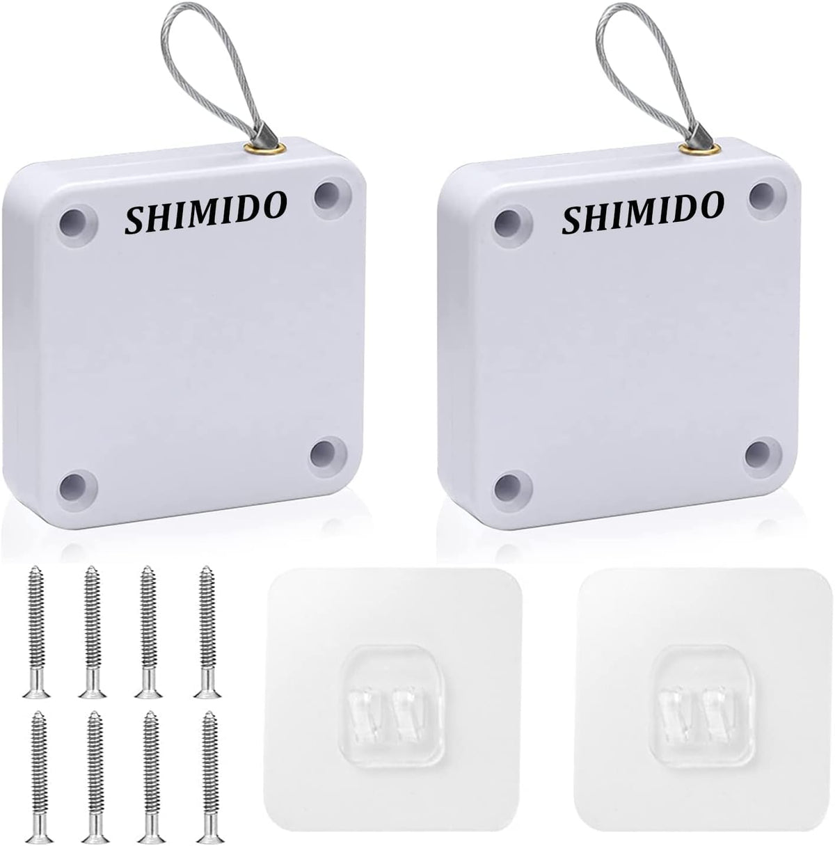 SHIMIDO 1.2mm steel rope provides strong pull and stable closure.