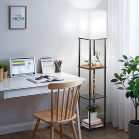 SHINE HAI fabric shade diffuses glow for soft illumination