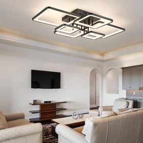 Shine LUEST modern ceiling light enhances hallway and foyer lighting