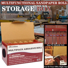 Shineboc roll supports wet and dry sanding for smoother finishes