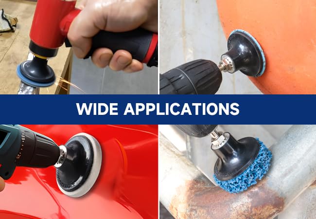 Shineboc fleece wheel discs provide polishing and finishing touch