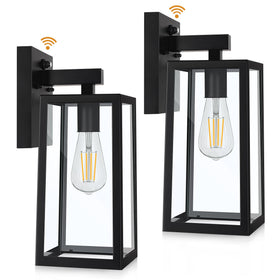 SHINE HAI Dusk to Dawn lantern front view with automatic entry lighting.