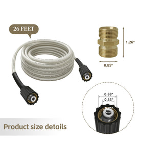 Shinelan 3300 PSI hose provides high-pressure performance for outdoor cleaning tasks.