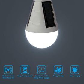Shinelan emergency bulb with hanging hook for tent lighting