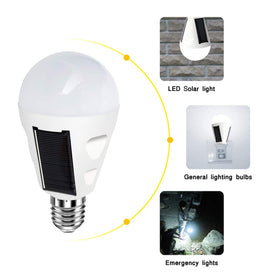 Shinelan emergency bulb charging via solar panel for outages