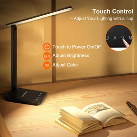 Shinelife desk lamp delivers flicker-free lighting to reduce eye strain.