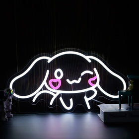 SHINEMYWAY Cinnamoroll neon sign USB powered back panel for easy plug-in