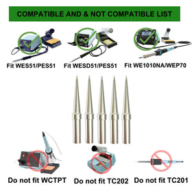 ShineNow ET tip set with various sizes for flexible compatibility during repairs.