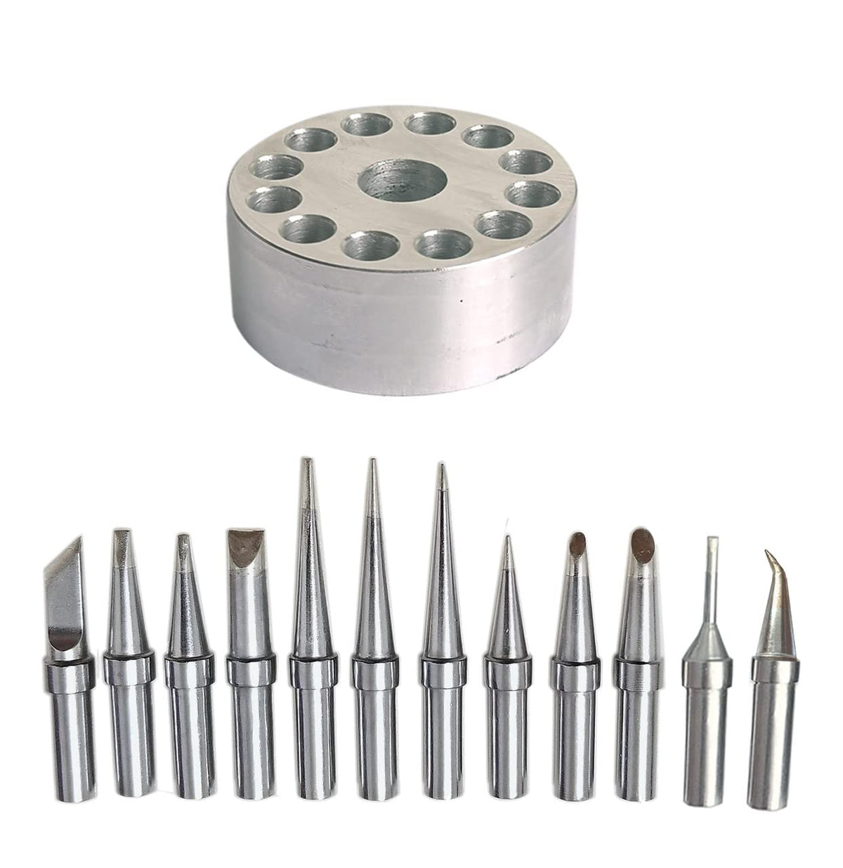 ShineNow ET tips for Weller WE1010NA with 12-piece set, ideal for varied soldering tasks.