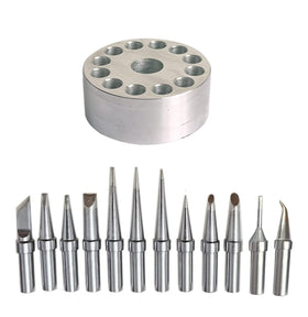 ShineNow ET tips for Weller WE1010NA with 12-piece set, ideal for varied soldering tasks.
