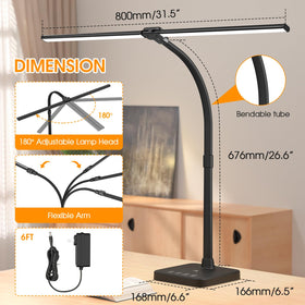ShineTech 31.5-inch light bar covers wide desk area