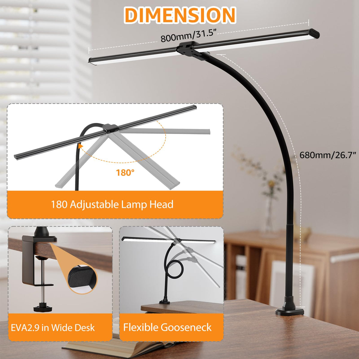 ShineTech workspace lighting supports study, drafting, and computer work across busy days.