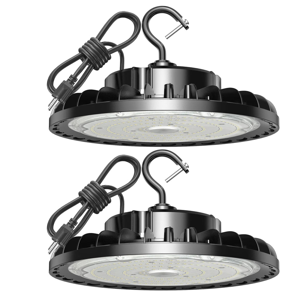 SHINEWOO 200W high bay light front view for bright warehouse illumination