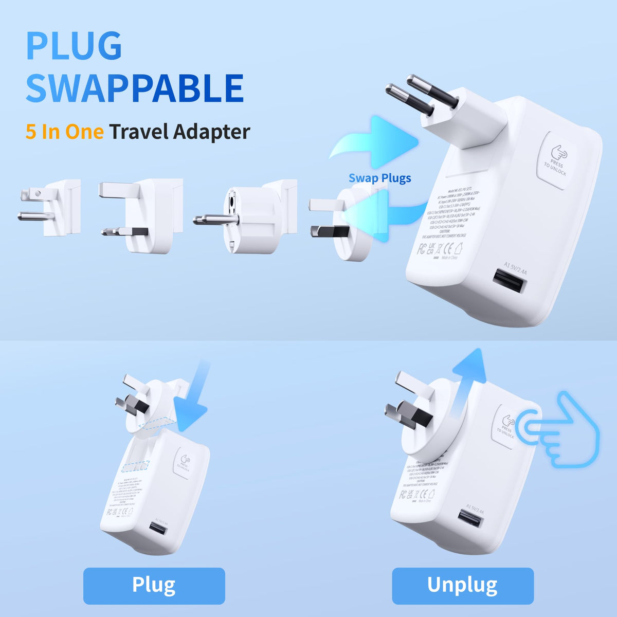 Shiningwell high-power 2500W capacity for demanding devices