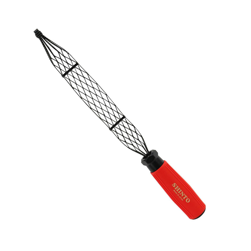Shinto Saw File S E1101 blade close-up, clog-resistant teeth for metal and wood cutting