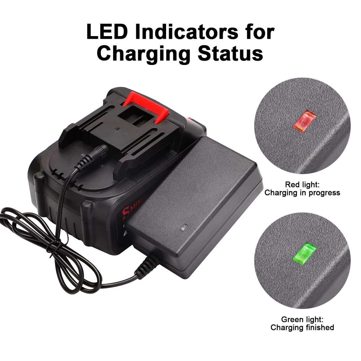 SHINTYOOL battery fits multiple tools for versatile power options