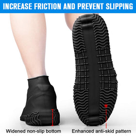 Shiwely silicone shoe covers are easy to wear in one minute.
