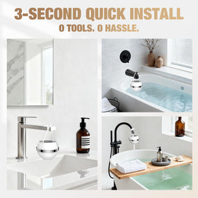 SHLLKTTRY spa-like bath experience with purified water