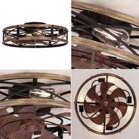 SHLUCE ETL-certified farmhouse fan ensures safe, reliable performance.