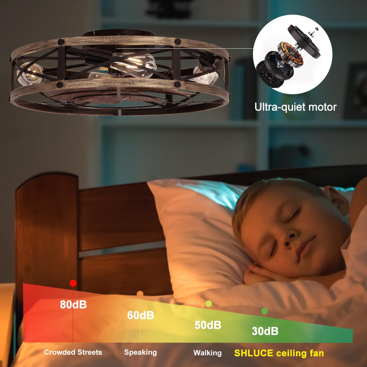 SHLUCE flush-mount installation emphasizes space-saving modern look.