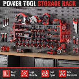 Shomextol 600-lb capacity supports heavy tools like grinders and drills.