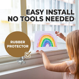 Shop Square security locks support childproofing and intruder deterrence without drilling.
