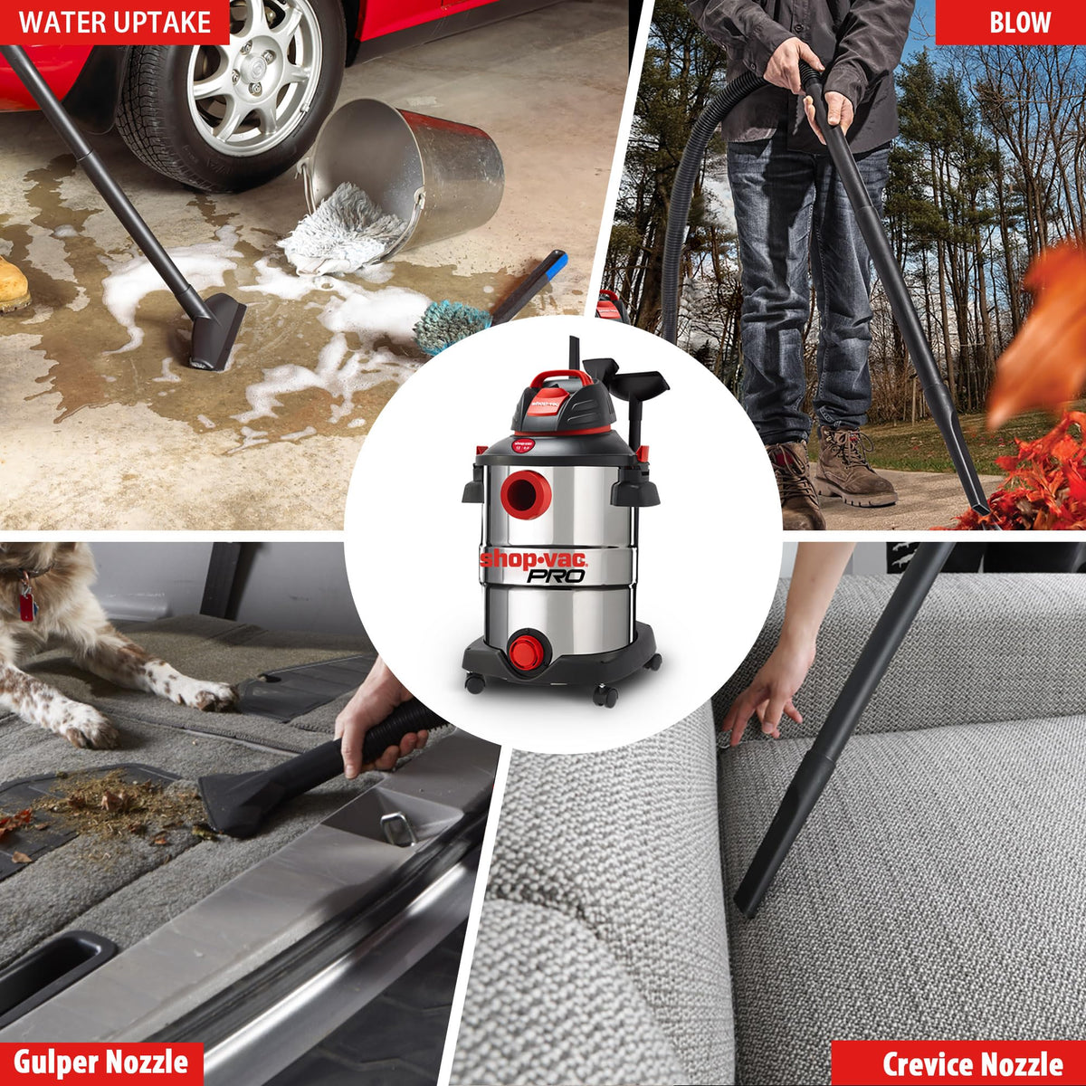 Shop-Vac 10-inch wet/dry nozzle for fast debris pickup