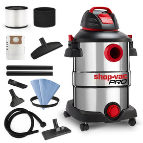 Shop-Vac 12-gallon stainless steel tank for rugged cleanup