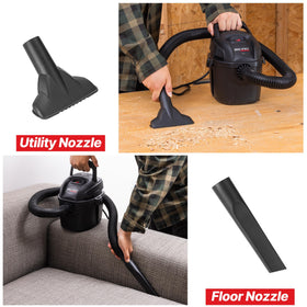 Shop-Vac accessories included support versatile wet and dry pickup tasks