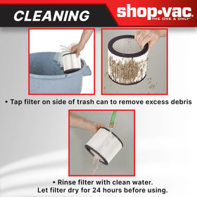 Shop-Vac compatibility list image shows models supported for convenient replacements.
