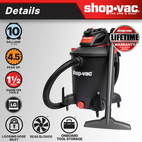 Shop-Vac 5761011 7 ft hose offering flexible reach for messes.