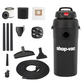 Shop-Vac 9522205 hangup vacuum body with wall mount for clutter-free storage.