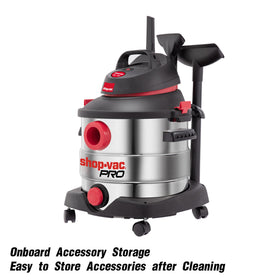 Shop-Vac hose, extensions, and nozzles for versatile cleaning