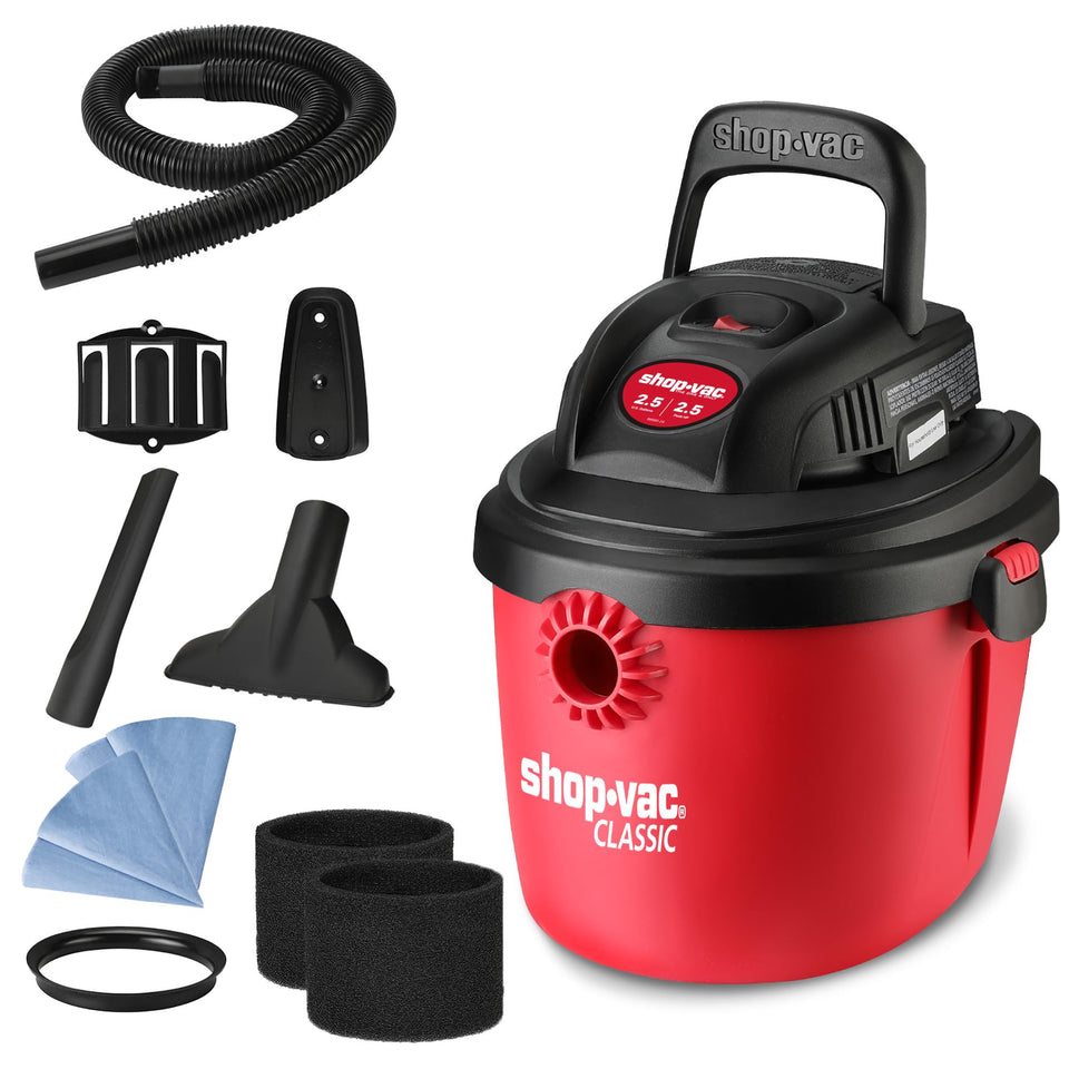 Shop-Vac 2036000 compact design for easy portability and storage.