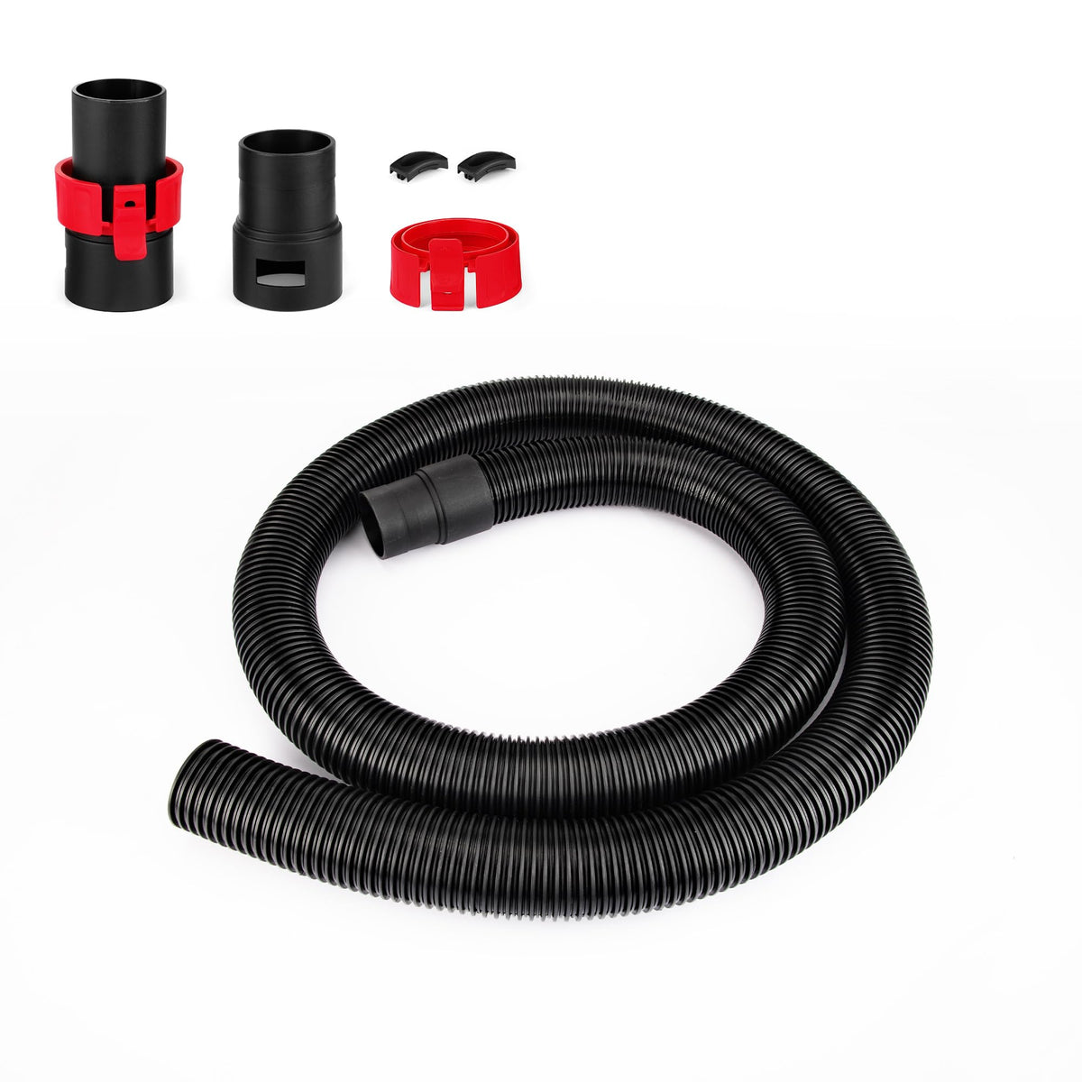 Shop-Vac universal hose 8ft length ideal for extended reach in workshops.