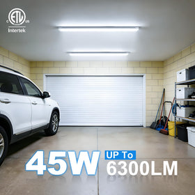 ShopLED 4ft light with linkable cables up to six units for wide coverage.