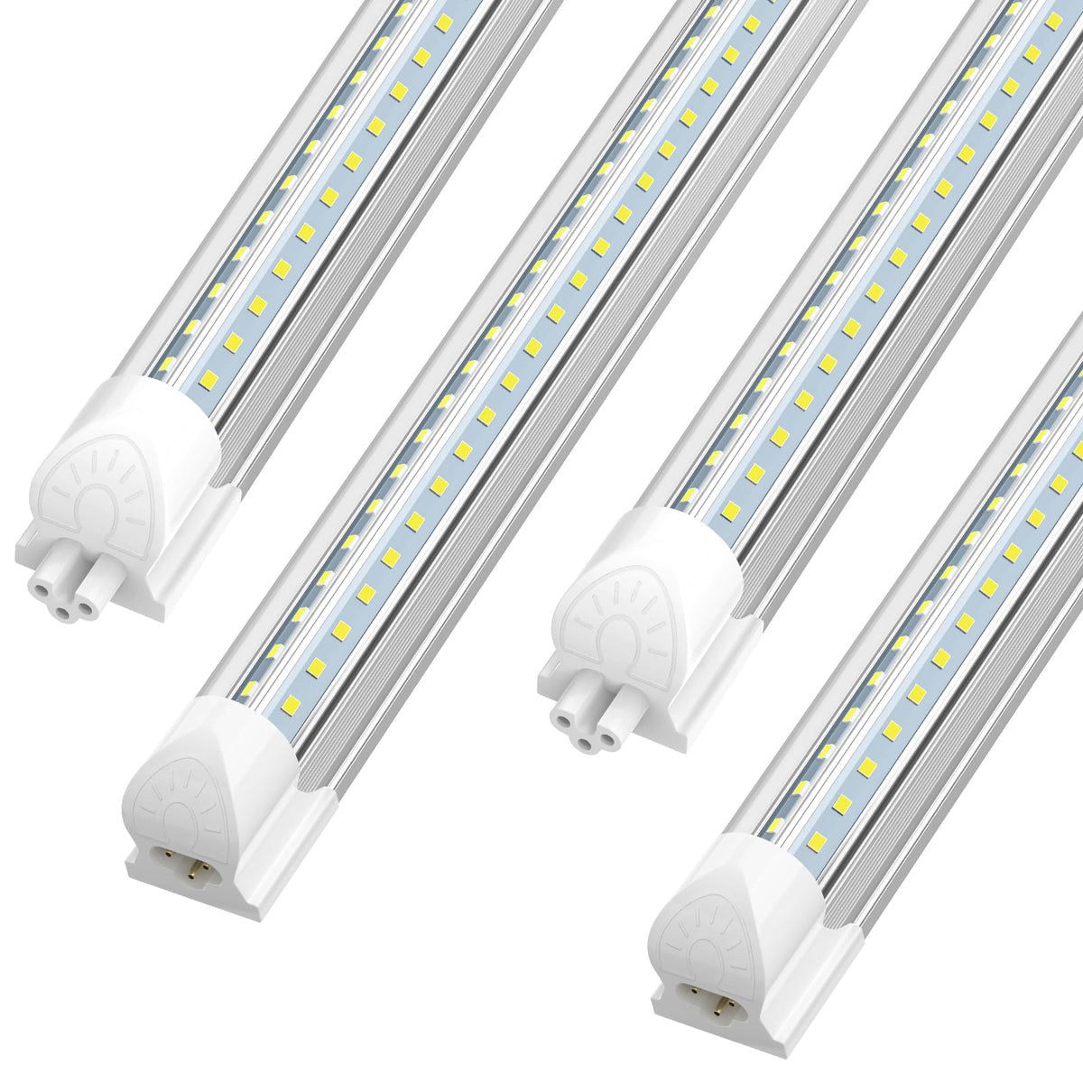 ShopLED 4ft LED shop light with V-shape beam for bright workshop illumination.