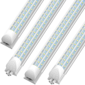 ShopLED 8ft LED shop light front view for clear 6000K illumination in workshops