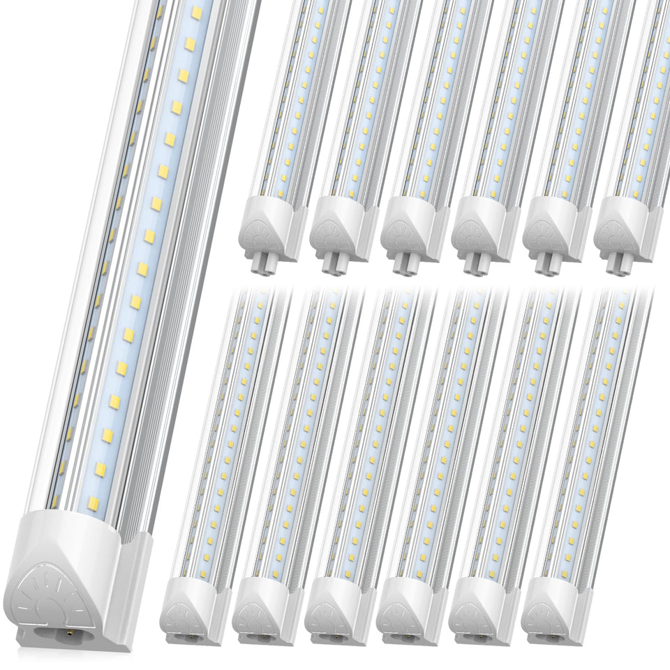 ShopLED 8ft shop light with 100W brightness for a clearer workspace.