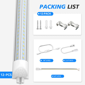 ShopLED easy-install kit with clips and screws for quick setup.