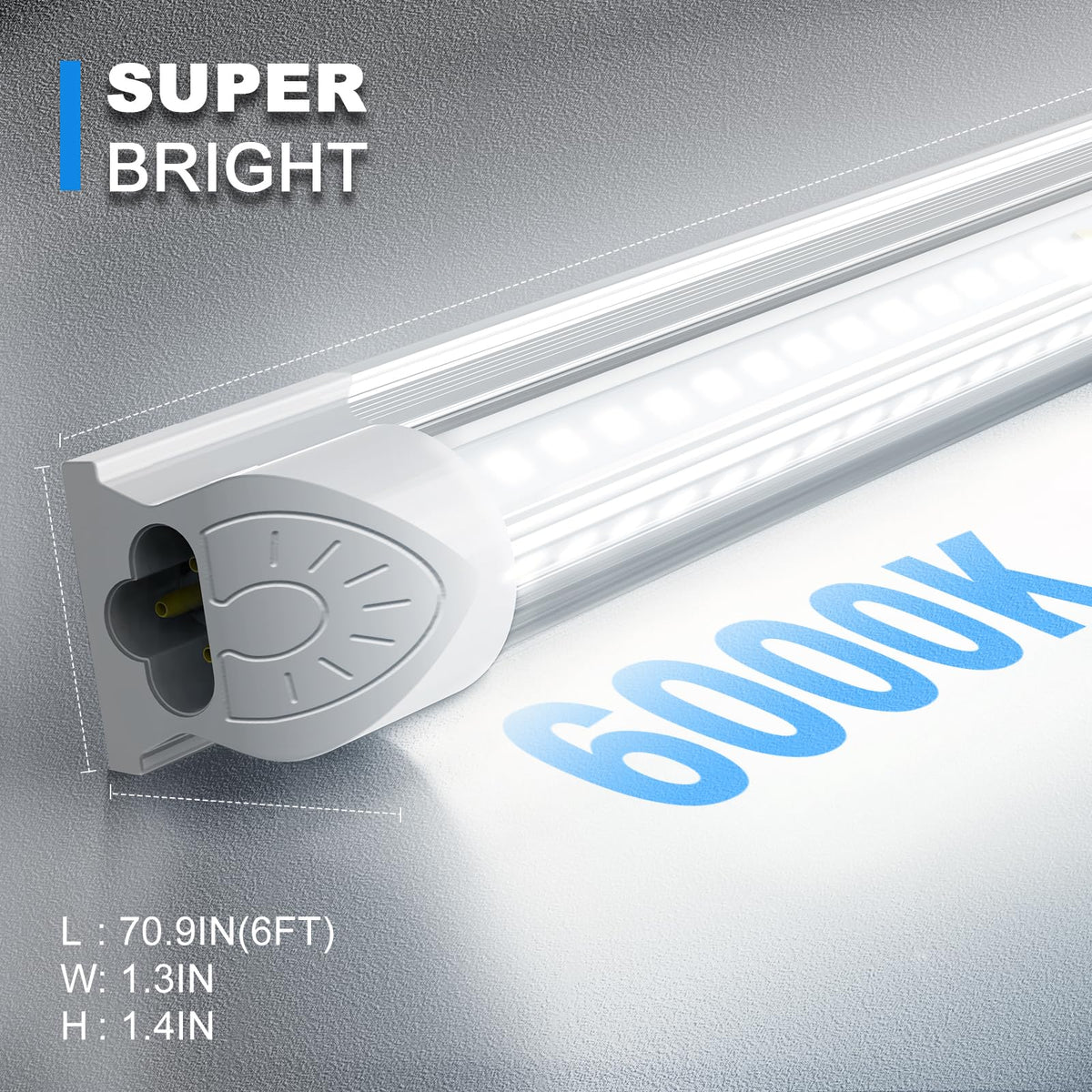 ShopLED plug-and-play power cords simplify wiring.