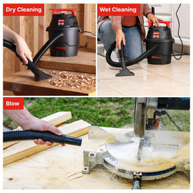 Shop-Vac portable mini vac ideal for pet messes and quick tidying.