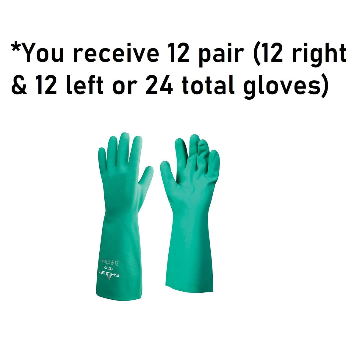 SHOWA 727 Bisque grip enhances wet traction on oily tools.