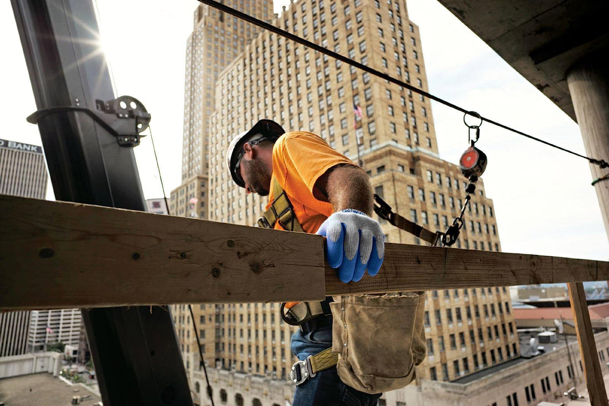 Showa Atlas 300 gloves suited for landscaping, masonry, and construction projects.