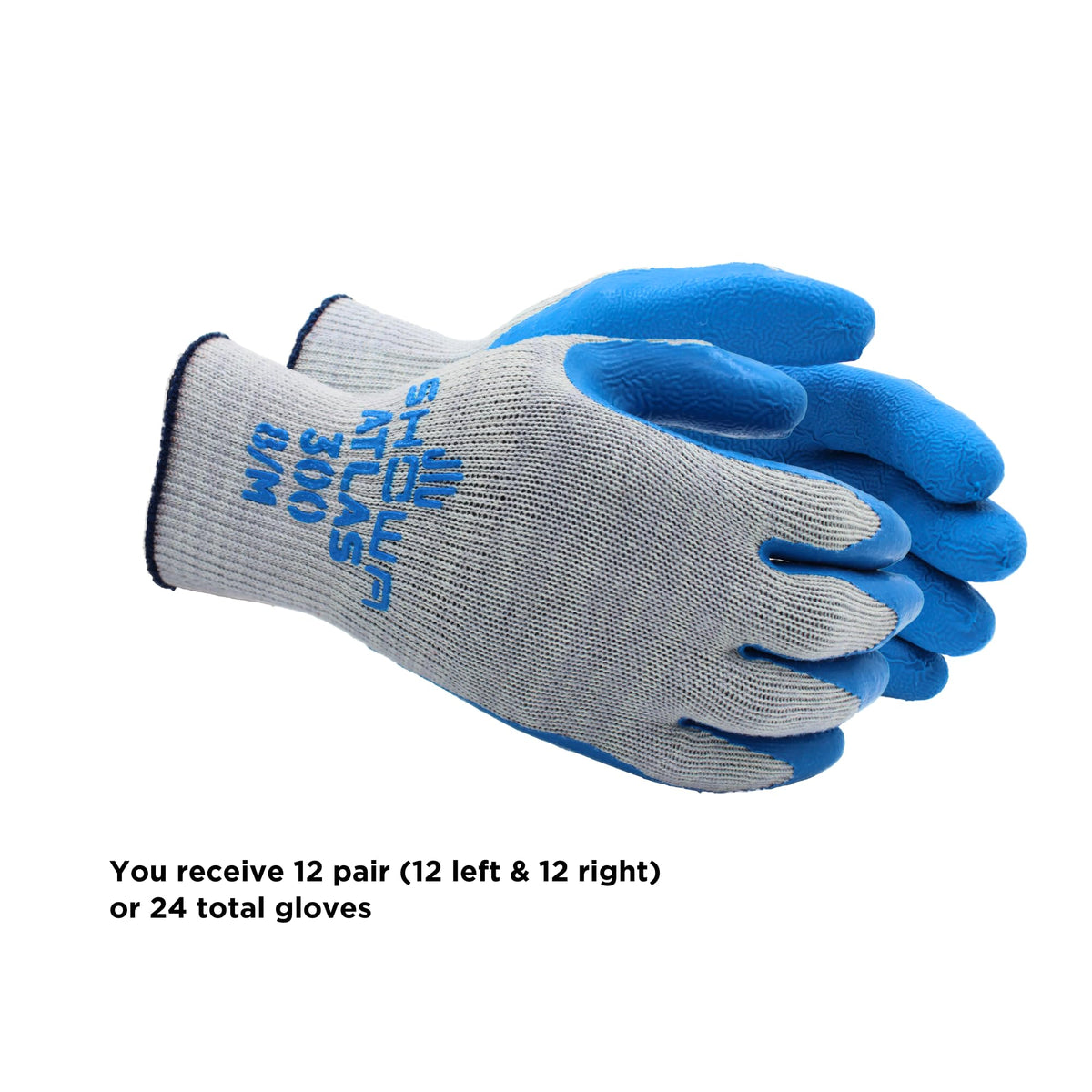 SHOWA Atlas 300 open-back design keeps hands cool during long shifts.