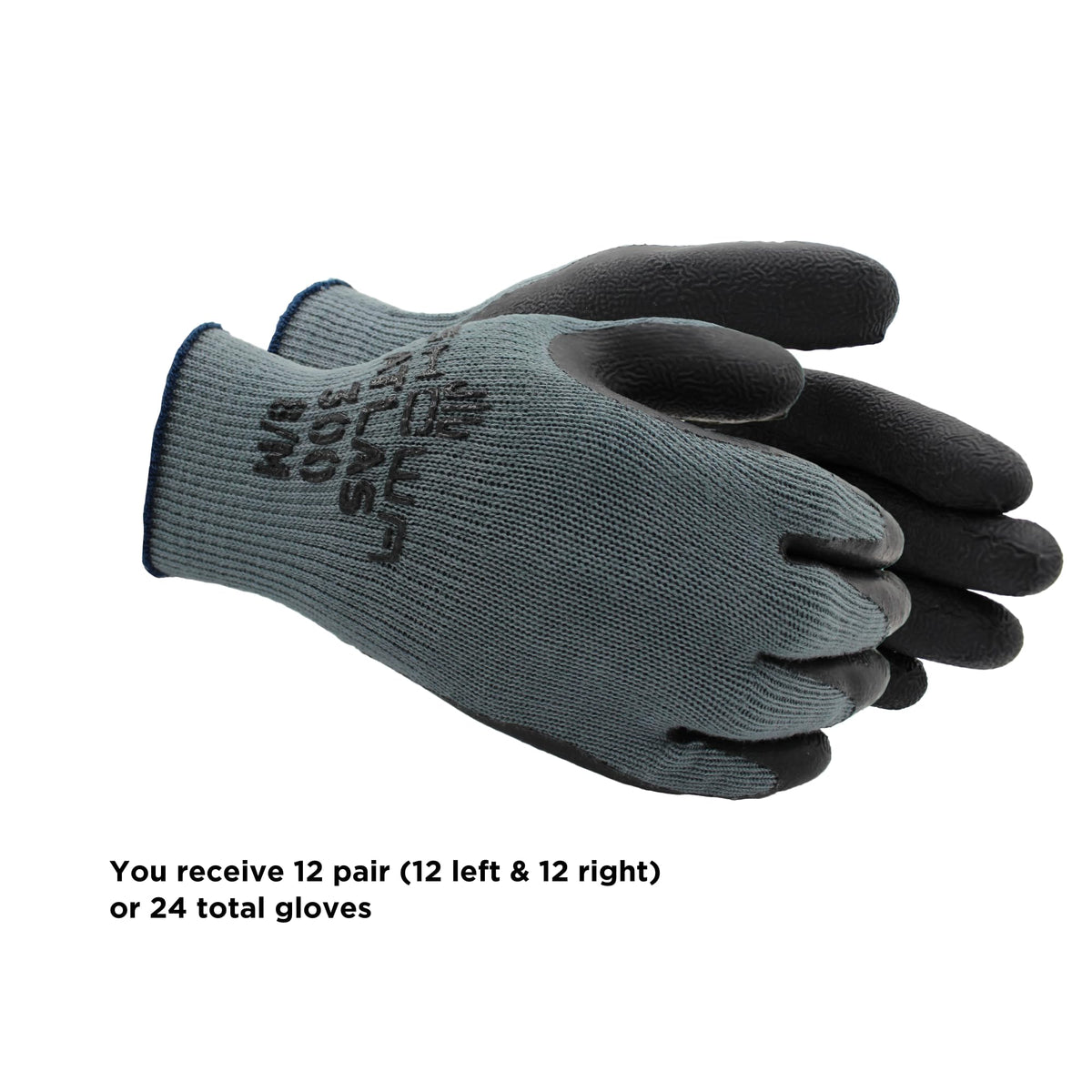 SHOWA Atlas 300B 10-gauge knit liner offers flexible comfort for all-day wear.