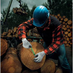 SHOWA Atlas 451 elastic wrist cuff helps keep dirt out during work.