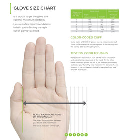 SHOWA Atlas 451 glove protecting hands from common cleaners and solvents.